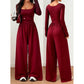 🔥 Damen‑Jumpsuit mit quadratischem Ausschnitt & weitem Bein – Dein neuer Lieblings‑Freizeitlook!