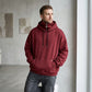 Herren Casual Hoodie mit hohem Kragen, lockere Passform