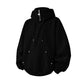 Herren Casual Hoodie mit hohem Kragen, lockere Passform