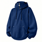 Herren Casual Hoodie mit hohem Kragen, lockere Passform