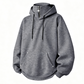Herren Casual Hoodie mit hohem Kragen, lockere Passform
