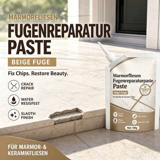 🔥 Fugen‑Reparaturpaste für beige Marmorfliesen – Alte Fliesenfugen wie neu!